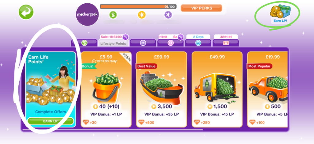Lifestyle Points in The Sims FreePlay: Complete Earning Guide